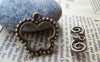 Accessories - Antique Bronze Butterfly Toggle Clasps Set Of 10 A229