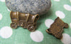 Accessories - Antique Bronze Carriage Charms Pendants 14x22mm Set Of 20 Pcs A4139