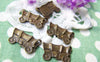 Accessories - Antique Bronze Carriage Charms Pendants 14x22mm Set Of 20 Pcs A4139