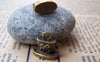 Accessories - Antique Bronze Cherry Tea Set Tea Cup Charms 12x13mm Set Of 20 Pcs A3248