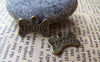 Accessories - Antique Bronze Flat Dog Bone Charms 11x16mm Set Of 10 Pcs A1210