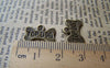 Accessories - Antique Bronze Flat Dog Bone Charms 11x16mm Set Of 10 Pcs A1210