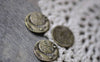Accessories - Antique Bronze Sun Face Charms Flat Girl Star Pendants 20mm Set Of 20 Pcs A7878