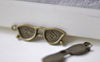 Accessories - Antique Bronze Sunglasses Charms Flat Back 9x32mm Set Of 20 Pcs A7856