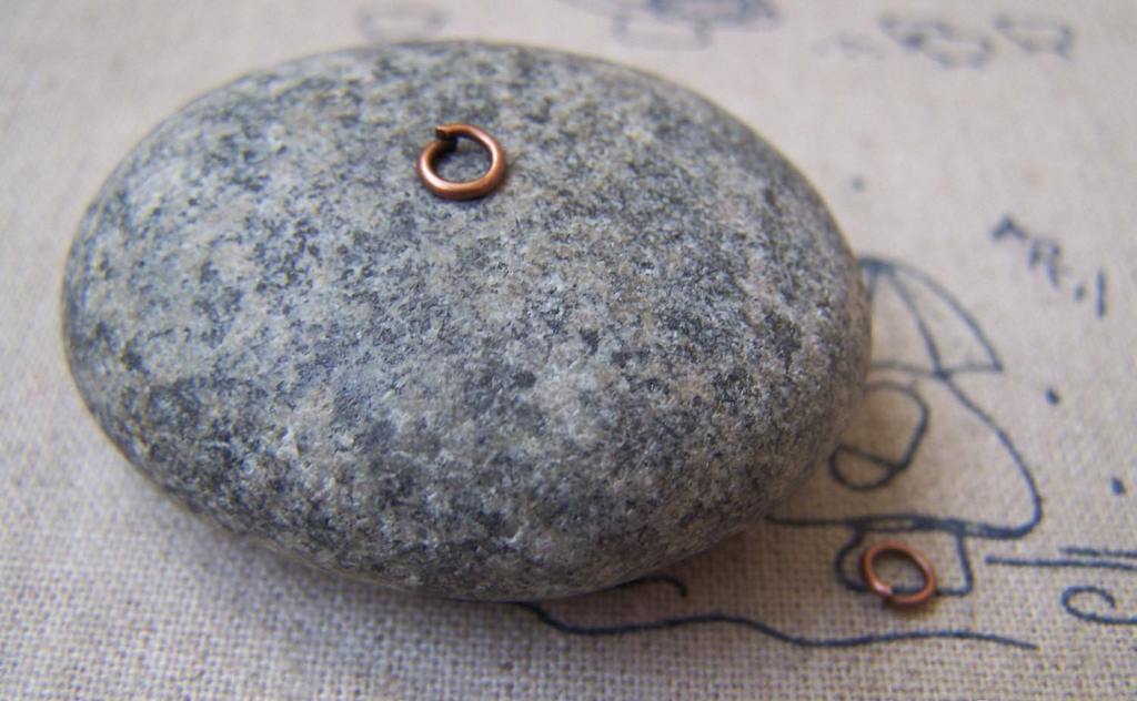 Accessories - Antique Copper Jump Rings 4mm 22 Gauge Set Of 500 Pcs A2294