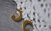 Accessories - Antique Gold Crescent Moon Star Charms 11x17mm Set Of 20 Pcs A7882