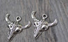 Accessories - Antique Silver Bull OX Head Charms Pendants 22x29mm Set Of 10 Pcs A7885