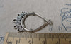 Accessories - Antique Silver Chandelier Earring Drops Pendants Charms 23x38mm Set Of 10 Pcs A6784