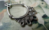 Accessories - Antique Silver Chandelier Earring Drops Pendants Charms 23x38mm Set Of 10 Pcs A6784