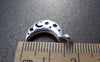 Accessories - Antique Silver Crescent Moon Star Charms Double Sided 11x19mm Set Of 20 Pcs A967