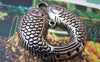 Accessories - Antique Silver Double Fish Connectors Charms 33x37mm Set Of 6 Pcs A3413