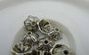 Accessories - Antique Silver Flower Spacer Bead Caps 11.5mm Set Of 50 Pcs A5941