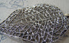 Accessories - Antique Silver Large Leaf Pendant Filigree Charms 46x64mm Set Of 2 Pcs A613