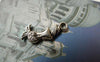 Accessories - Antique Silver Mermaid Charms Nautical Ocean Fairy Pendants 8x17mm Set Of 20 A6538