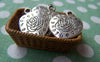Accessories - Antique Silver Rose Flower Heart Charms 18x20mm Set Of 10 Pcs A1337