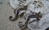 Accessories - Antique Silver Seahorse Charms Pendants 12x26mm Set Of 10 Pcs A2921