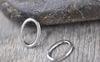 Accessories - Antique Silver Smooth Oval Link Rings 10x14mm Set Of 20 Pcs A7075