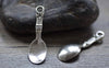 Accessories - Antique Silver Soup Spoon Pendants Charms 12x41mm Set Of 20 Pcs A7840