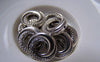 Accessories - Antique Silver Spiral Beads 14mm Set Of 10 A5224