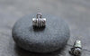 Accessories - Antique Silver Tube Bail Charms 5.5x8mm Set Of 50 Pcs A7838