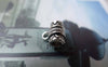 Accessories - Antique Silver Tube Bail Charms 5.5x8mm Set Of 50 Pcs A7838