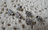Accessories - Antique Silver Tube Bail Charms 5.5x8mm Set Of 50 Pcs A7838