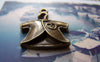 Accessories - Baby Clothes Antique Bronze Children Wear Charms 20x24mm Set Of 10 Pcs A1917