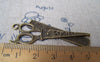Accessories - Barber Shop Stylist Scissors And Comb Charms Antique Bronze Shears Pendants 21x53mm Set Of 10 Pcs A3947