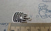 Accessories - Birthday Cake Antique Silver Charms 15x19mm Set Of 20 Pcs A6695