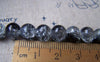 Accessories - Black Crackle Beads Crystal Glass 8mm One Strand (100 Pcs)  A3900