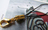 Accessories - Black Strap Lariat Lanyard With 10mm Gold Lobster Clasp Cell Phone Accessory Set Of 50 Pcs A2715