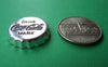 Accessories - Bottle Cap Charms Antique Silver Drink Top 24mm Set Of 10 Pcs A3239