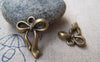 Accessories - Bow Tie Charms Antique Bronze Bowtie 18x20mm Set Of 10 Pcs A753
