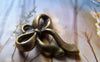 Accessories - Bow Tie Charms Antique Bronze Bowtie 18x20mm Set Of 10 Pcs A753