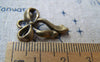 Accessories - Bow Tie Charms Antique Bronze Bowtie 18x20mm Set Of 10 Pcs A753