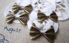 Accessories - Bow Tie Connector Antique Bronze Charms 15x22mm Set Of 10 Pcs A745