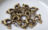Accessories - Bow Tie Connectors Antique Bronze Bowknot Charms 14x25mm Set Of 10 A4733
