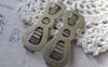Accessories - Bronze Bowtie Hair Bow Clips Large Hair Clips 53mm Set Of 10 Pcs A7533