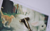 Accessories - Bronze Cufflink Blanks With 8mm Pad Set Of 10 Pcs (5pairs) A7879