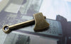 Accessories - Bronze Hatchet Charms Small Axe Tool Pendant 10x24mm Set Of 30 Pcs A7827