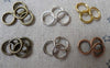 Accessories - Bronze Silver Gold Brass Platinum Copper Jump Rings Size 8mm 16gauge Various Color Available