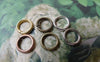Accessories - Bronze Silver Gold Brass Platinum Copper Jump Rings Size 8mm 16gauge Various Color Available