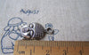 Accessories - Buddha Head Charms Antique Silver Religious Findings 15x22mm Set Of 10 Pcs A1234