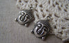 Accessories - Buddha Head Charms Antique Silver Religious Findings 15x22mm Set Of 10 Pcs A1234