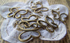 Accessories - Butterfly Frame Antque Bronze Filigree Charms 16x18mm Set Of 10 Pcs A758