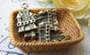 Accessories - Castle Charms Antique Bronze Pendants 10x16mm Set Of 10 Pcs A3423
