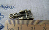 Accessories - Castle Charms Antique Bronze Pendants 10x16mm Set Of 10 Pcs A3423