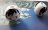 Accessories - Ceramic Boy Beads Hand Painted Round Loose Beads 14mm Set Of 10 Pcs A1881