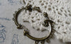 Accessories - Chandelier Earring Drops Antique Bronze Curved Heart Arrow Charms 26x40mm Set Of 10 Pcs A6383