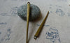 Accessories - Chopsticks Pendants Antique Bronze 3D Heavy Weight Charms 5x68mm Set Of 6 Pcs A5468